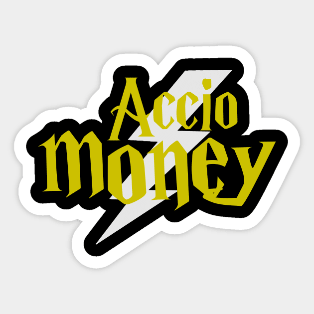 Accio Money! Sticker by BuatStai